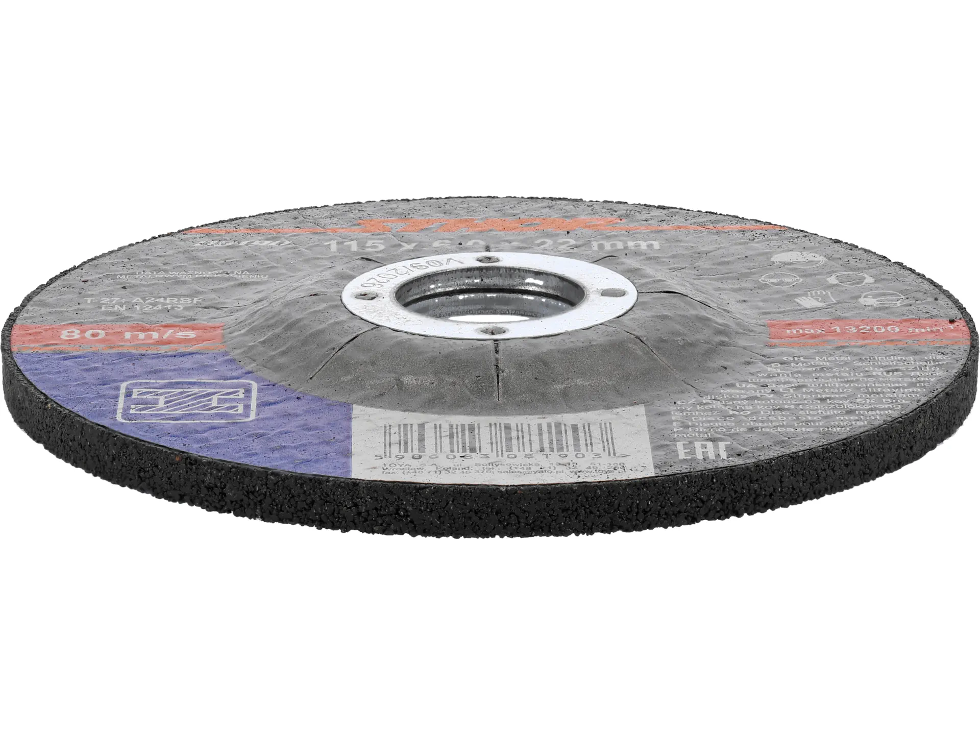 Brusna ploča za metal 115 x 6.0 x 22 mm 3